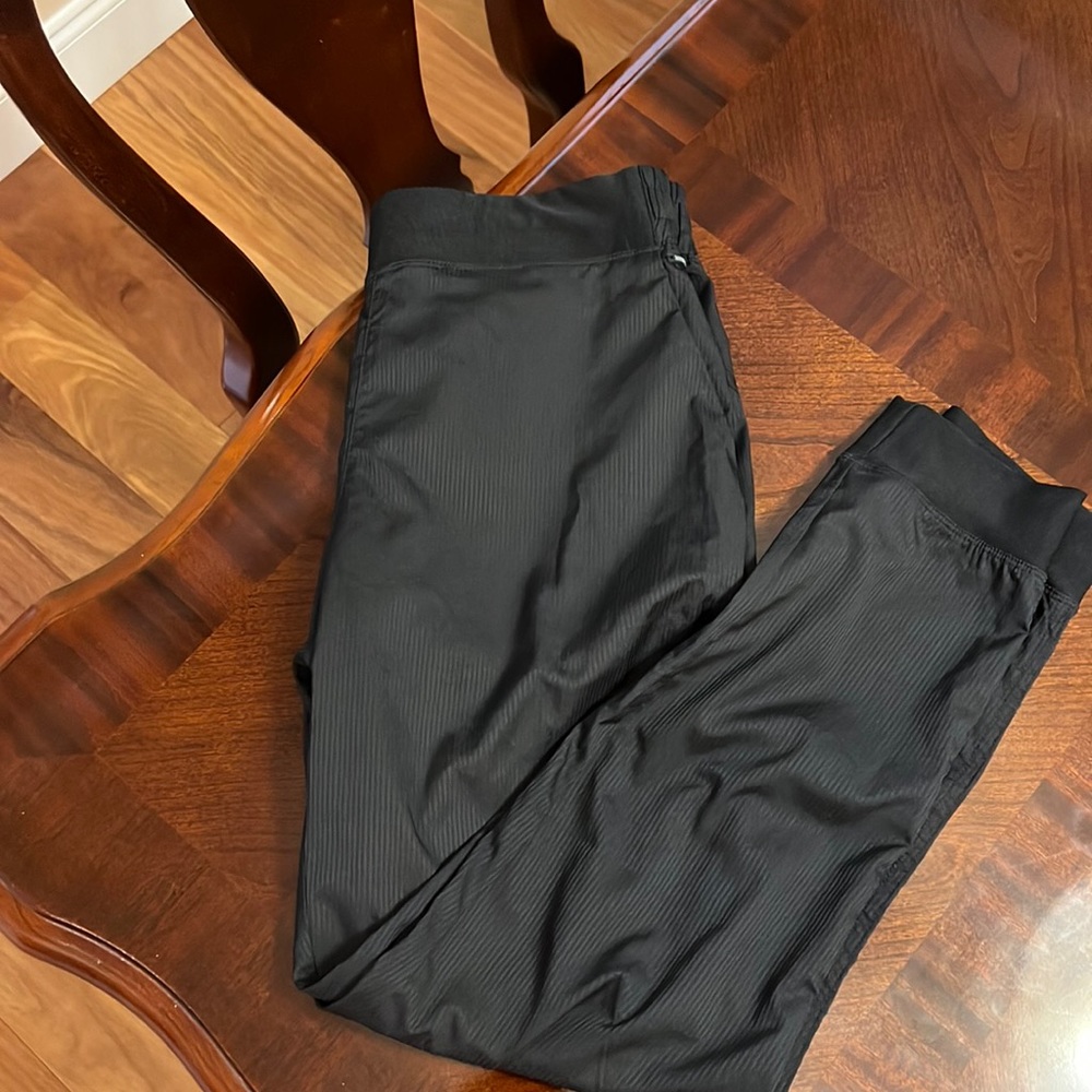 Black joggers.